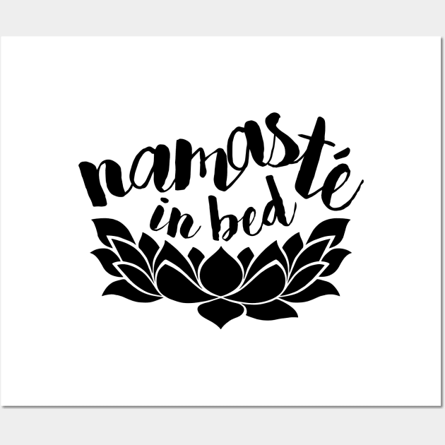 Namaste In Bed Wall Art by CGAINSTUDIO